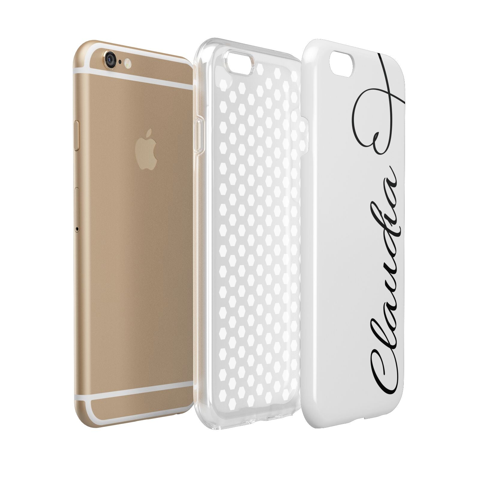 Personalised Heart Name Apple iPhone 6 3D Tough Case Expanded view