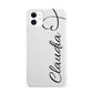 Personalised Heart Name iPhone 11 3D Snap Case