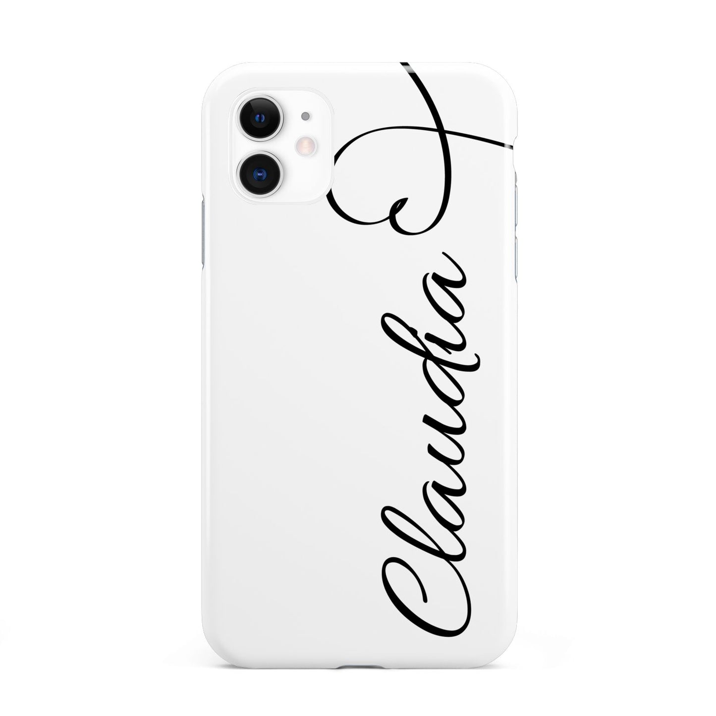 Personalised Heart Name iPhone 11 3D Tough Case