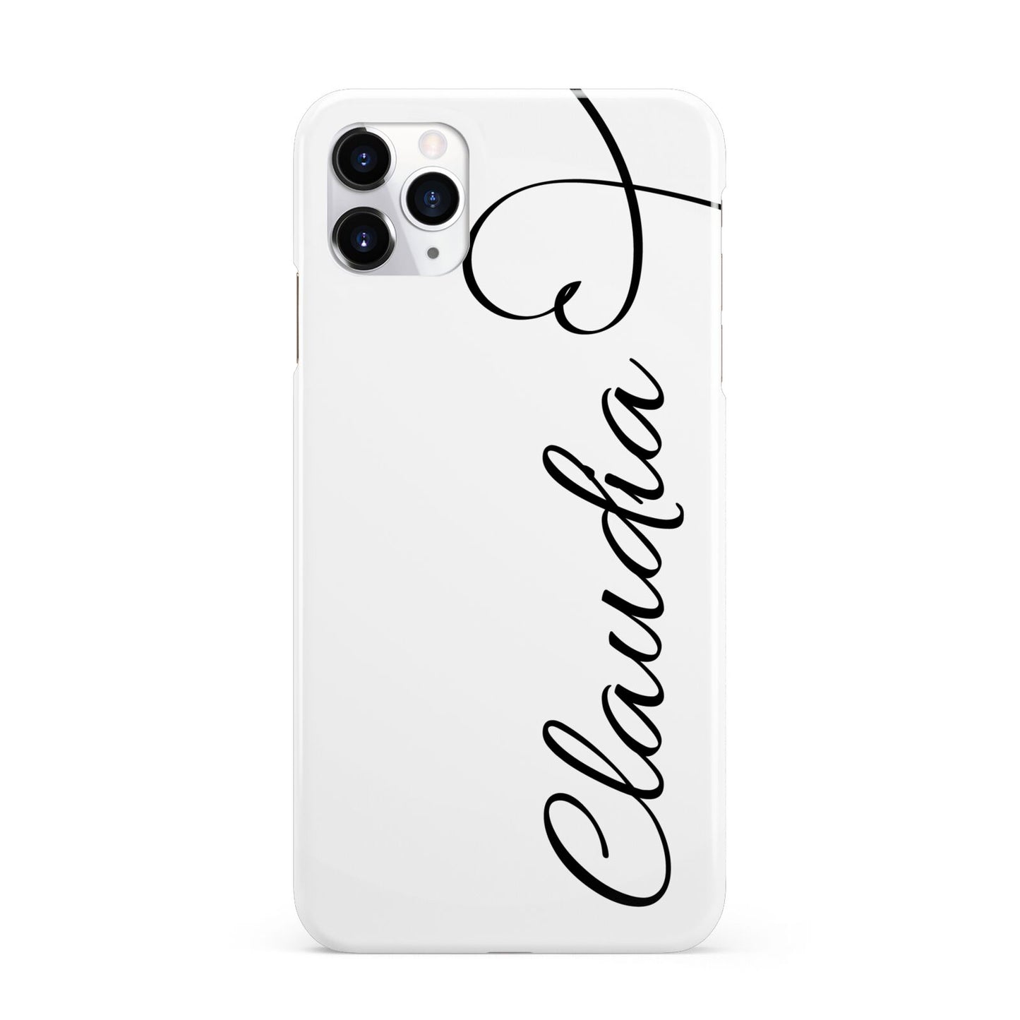 Personalised Heart Name iPhone 11 Pro Max 3D Snap Case