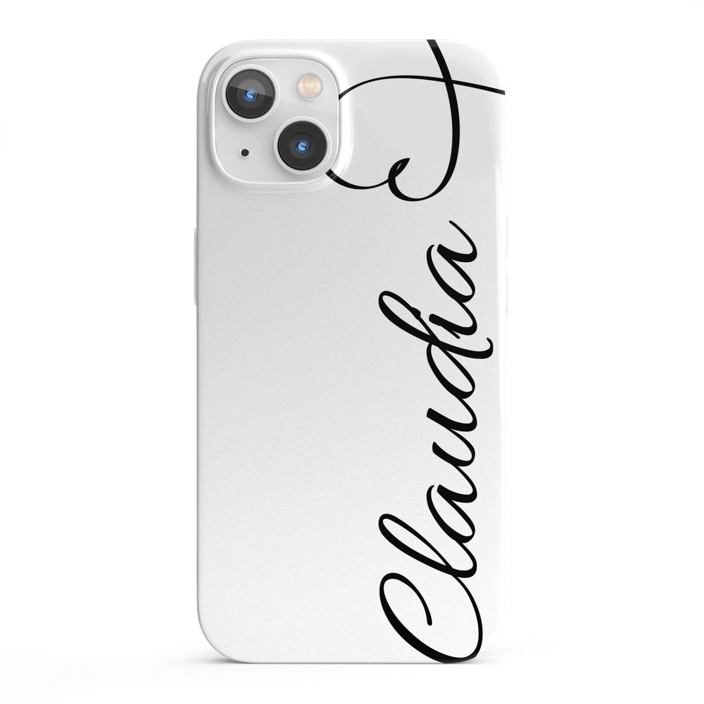 Personalised Heart Name iPhone 13 Full Wrap 3D Snap Case