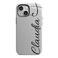 Personalised Heart Name iPhone 13 Mini Full Wrap 3D Tough Case