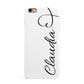 Personalised Heart Name iPhone 6 Plus 3D Snap Case on Gold Phone