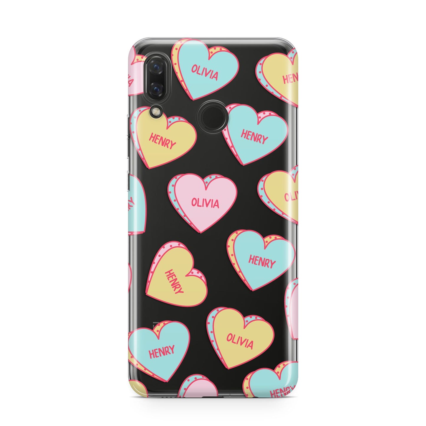 Personalised Heart Sweets Huawei Nova 3 Phone Case
