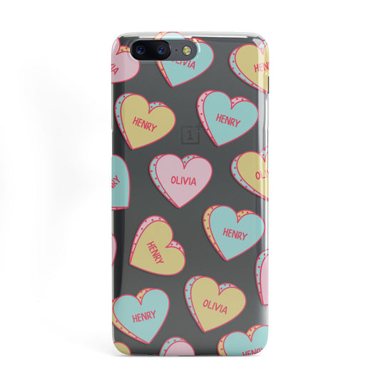 Personalised Heart Sweets OnePlus Case