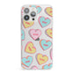 Personalised Heart Sweets iPhone 13 Pro Max Clear Bumper Case