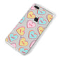 Personalised Heart Sweets iPhone 8 Plus Bumper Case on Silver iPhone Alternative Image