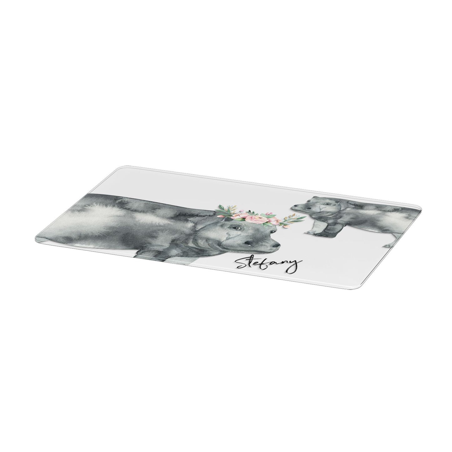 Personalised Hippopotamus Apple MacBook Case Only