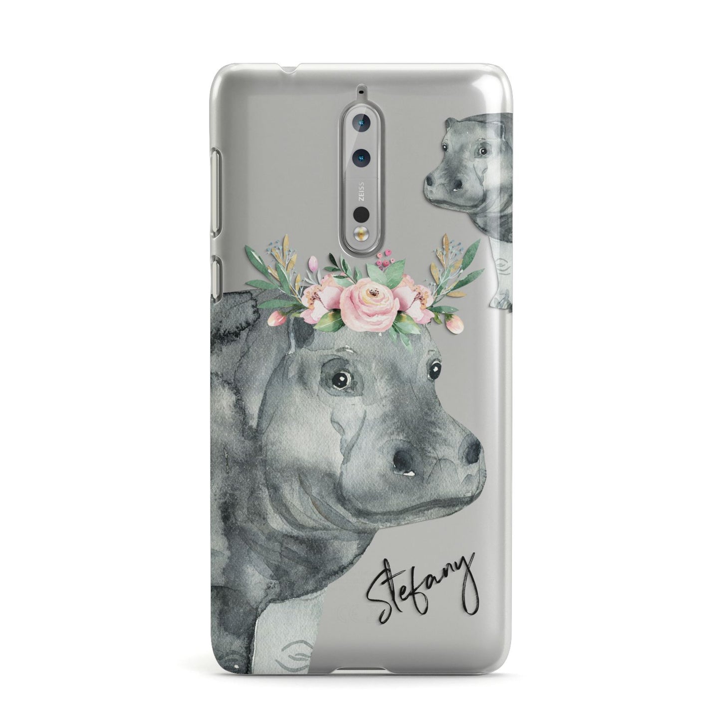 Personalised Hippopotamus Nokia Case