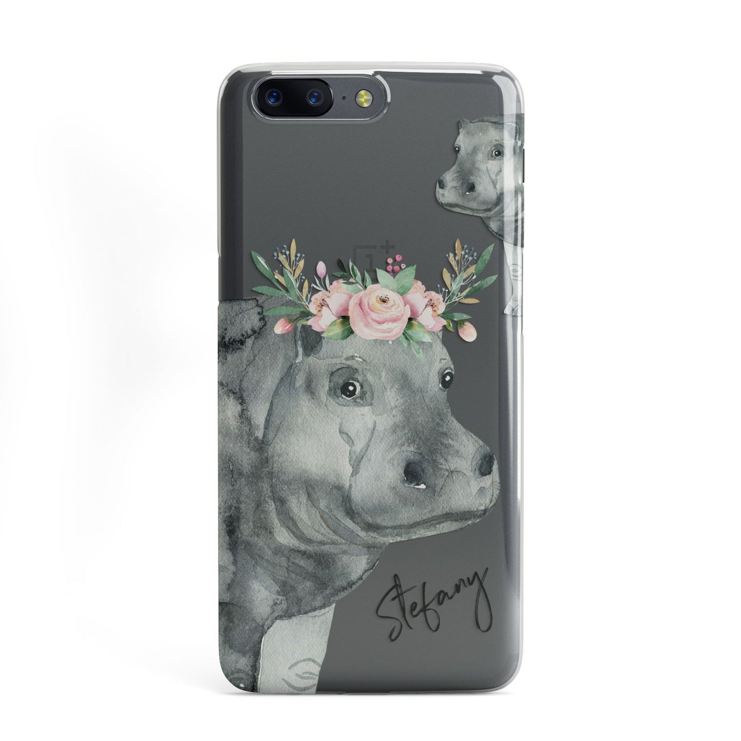 Personalised Hippopotamus OnePlus Case