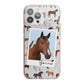 Personalised Horse Photo iPhone 13 Pro Max TPU Impact Case with Pink Edges