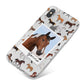 Personalised Horse Photo iPhone X Bumper Case on Silver iPhone