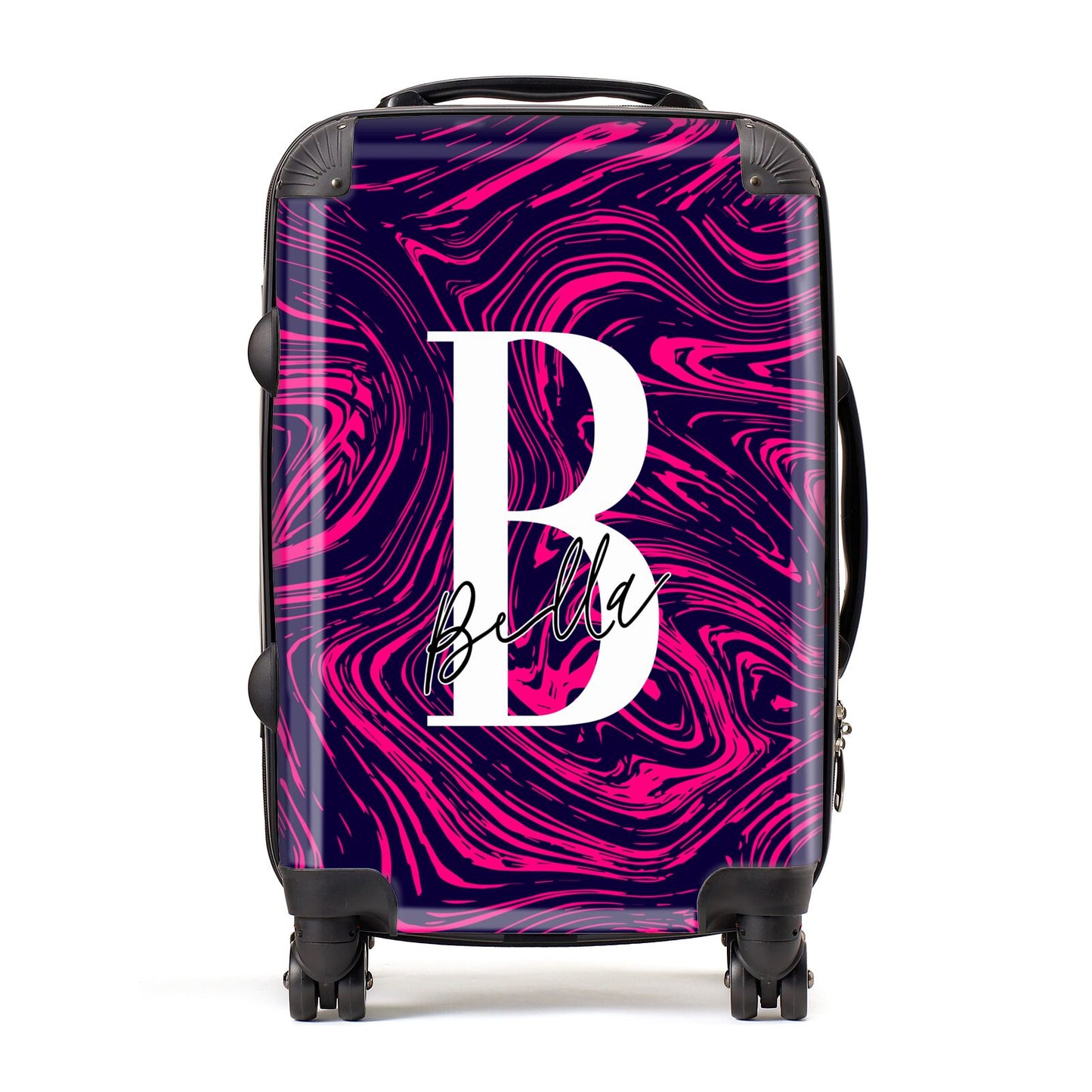 Personalised Ink Marble Suitcase