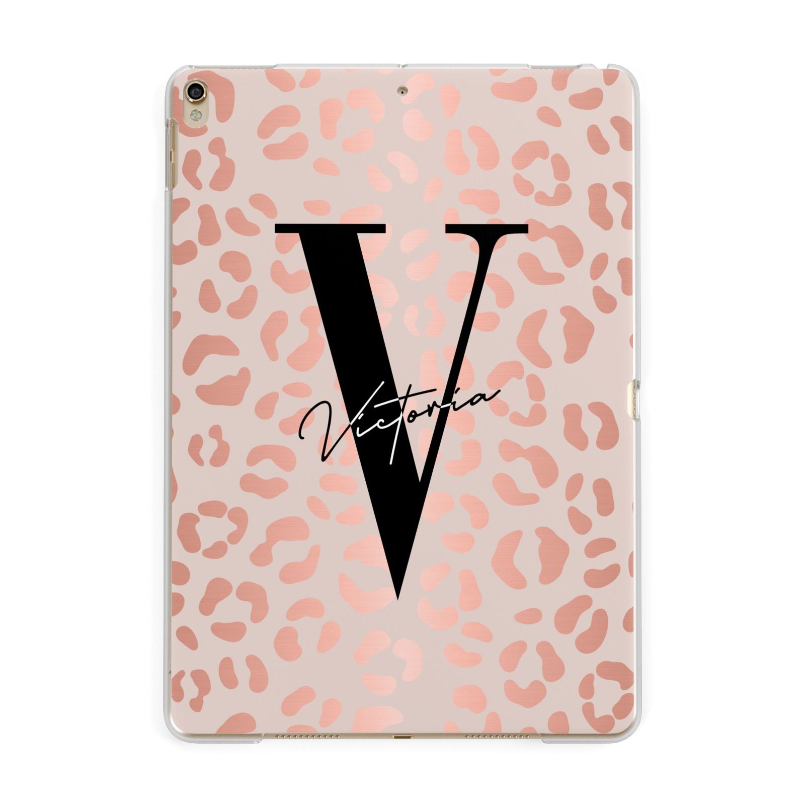 Personalised Leopard Print Rose Gold iPad – Dyefor