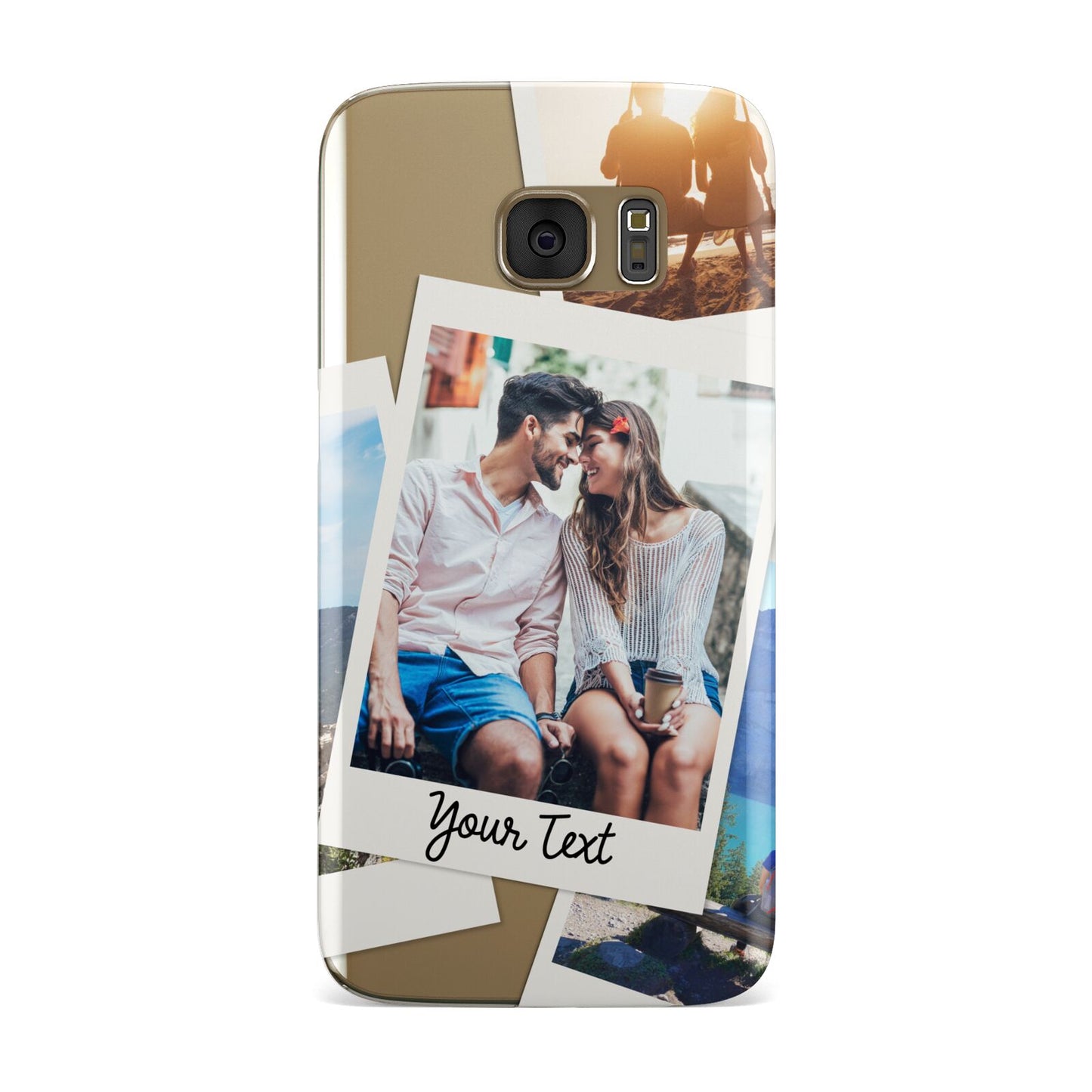 Personalised Multi Photo White Border Samsung Galaxy Case