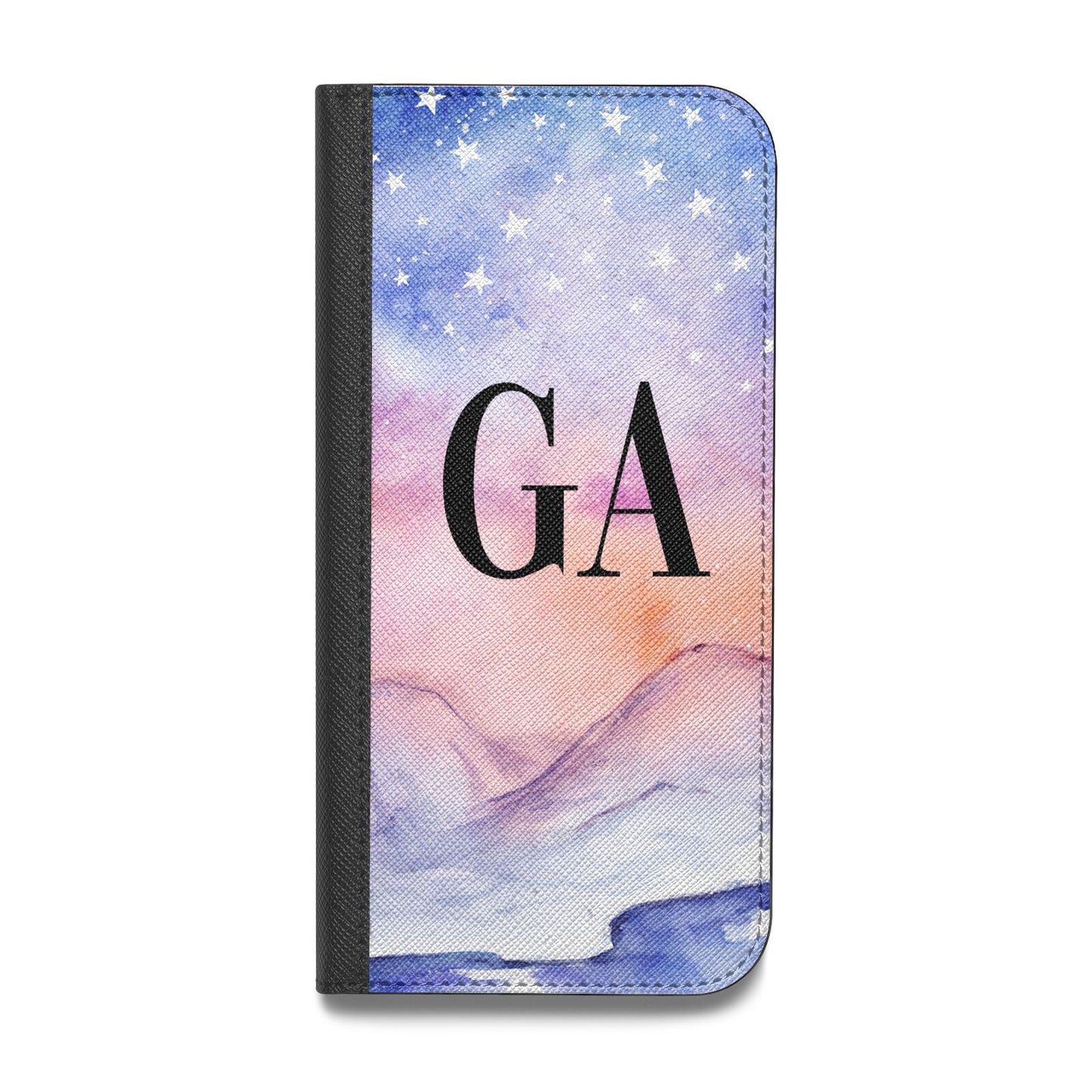 Personalised Mystical Sky Vegan Leather Flip Samsung Case