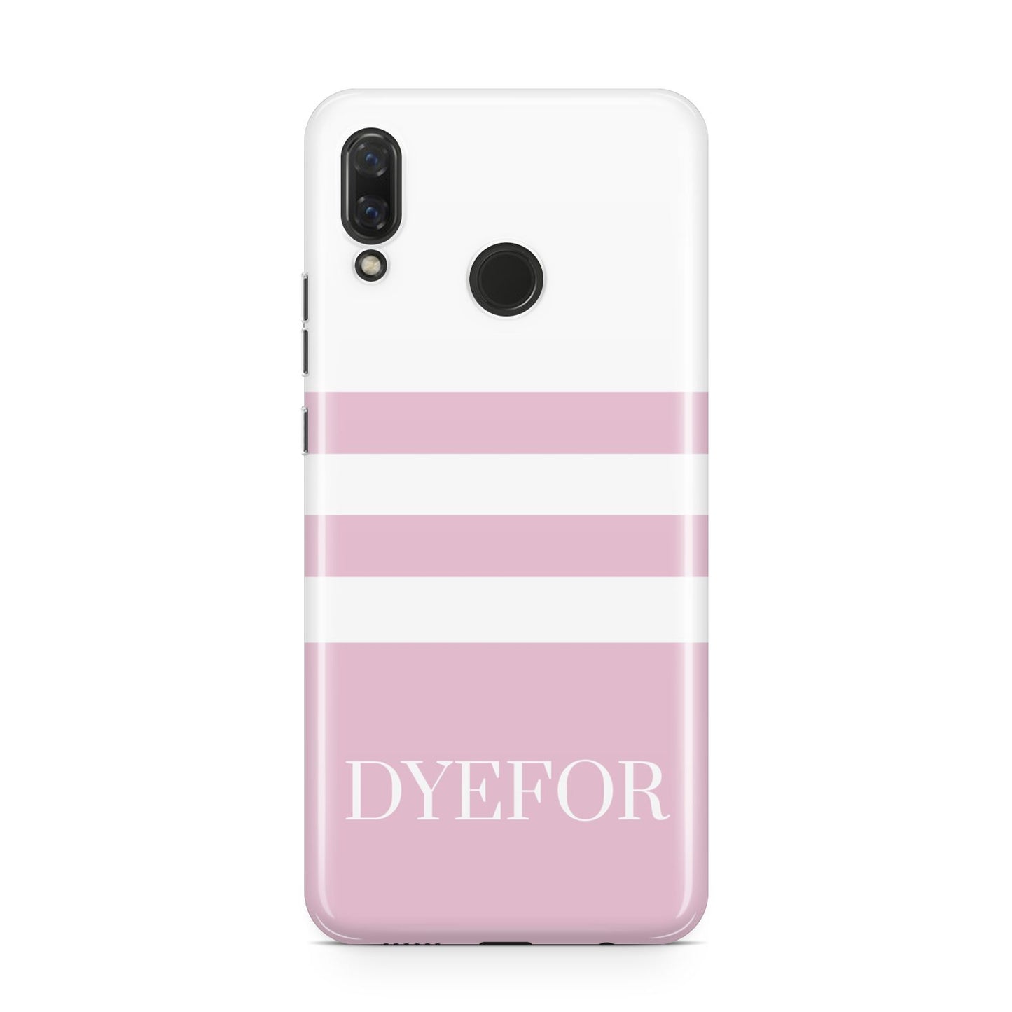 Personalised Name Striped Huawei Nova 3 Phone Case