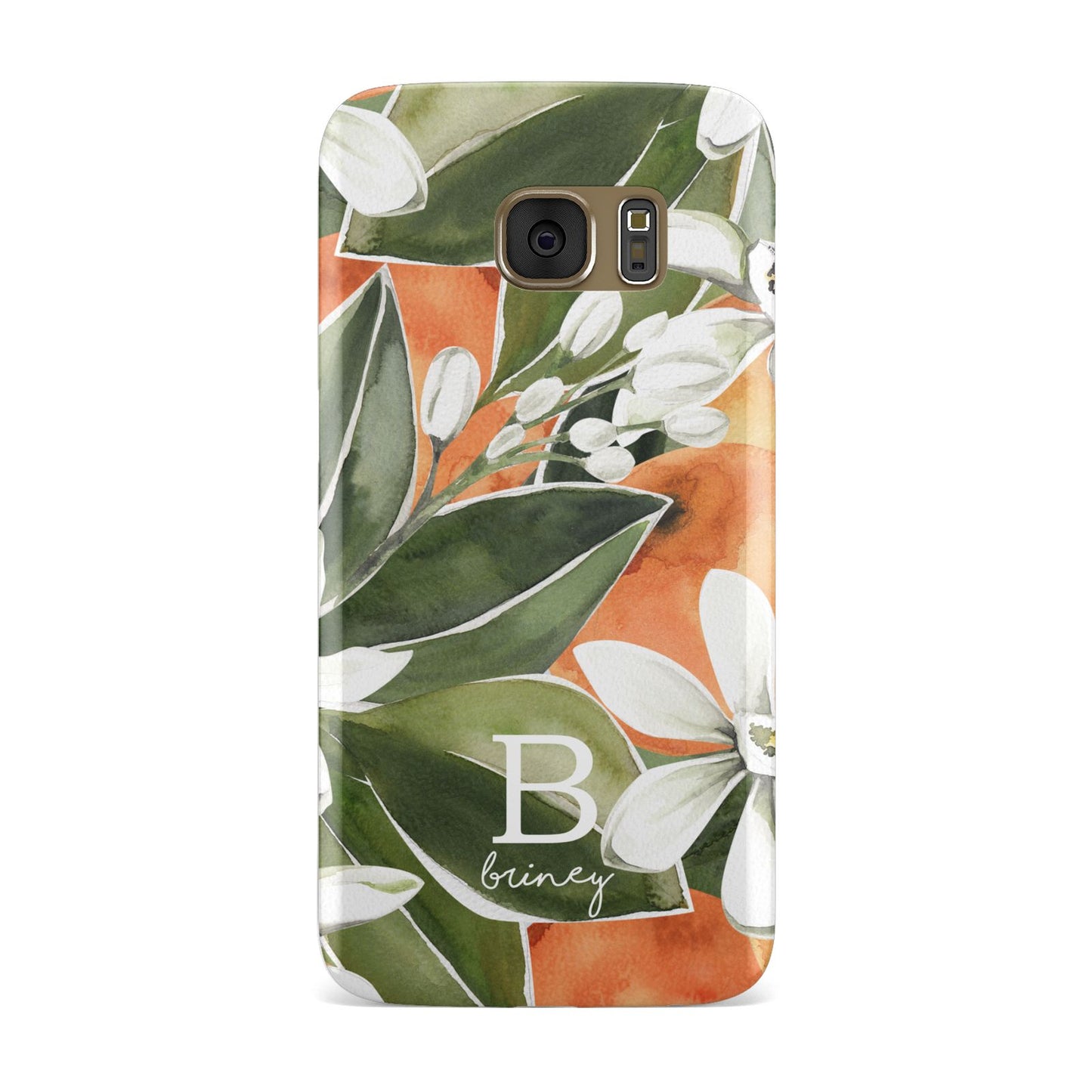 Personalised Orange Tree Samsung Galaxy Case