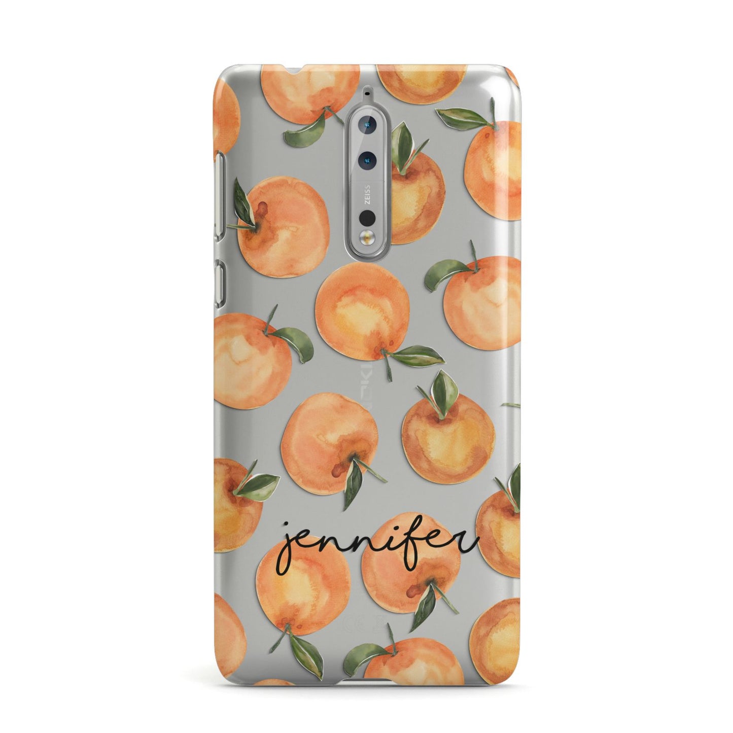 Personalised Oranges Name Nokia Case