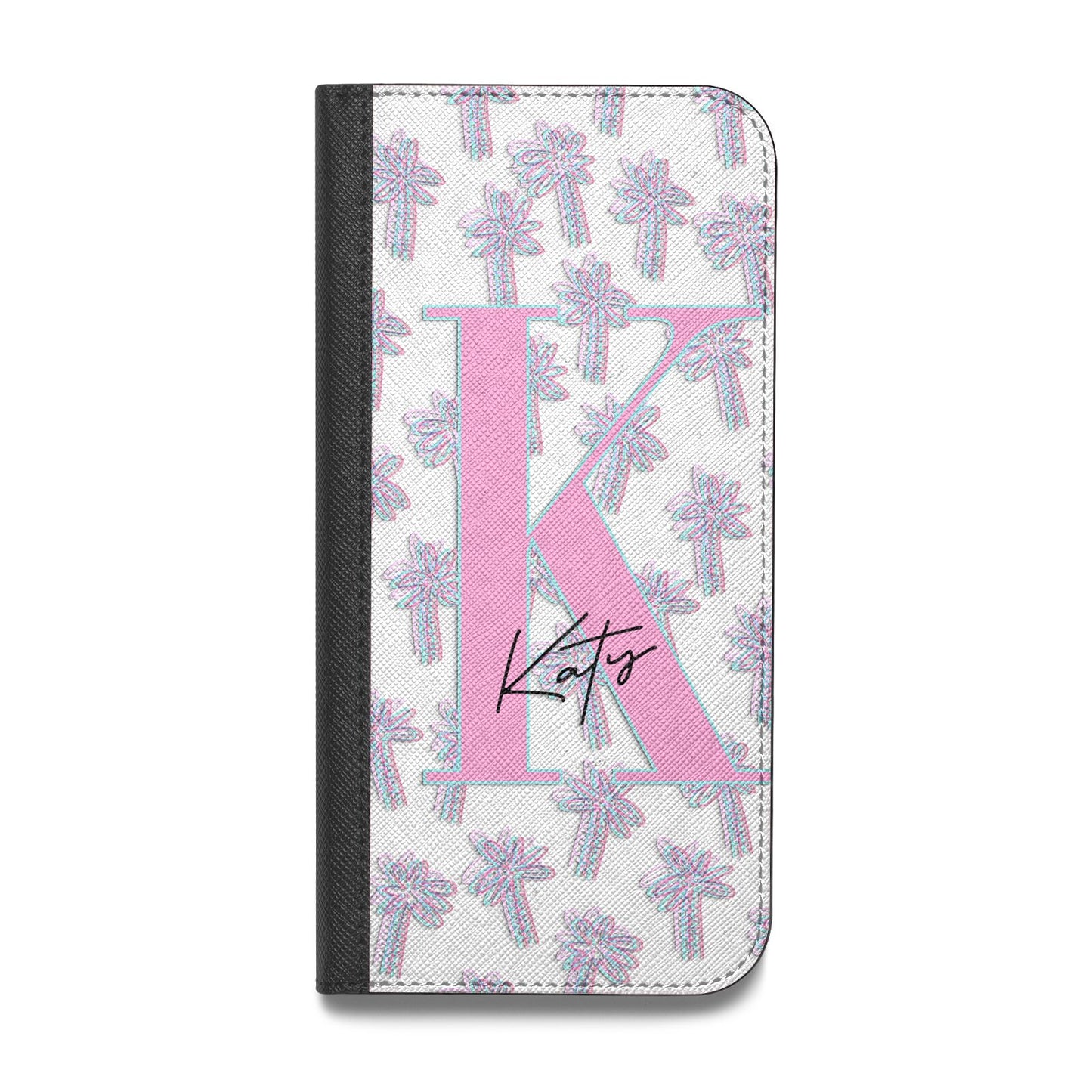Personalised Palms Vegan Leather Flip Samsung Case