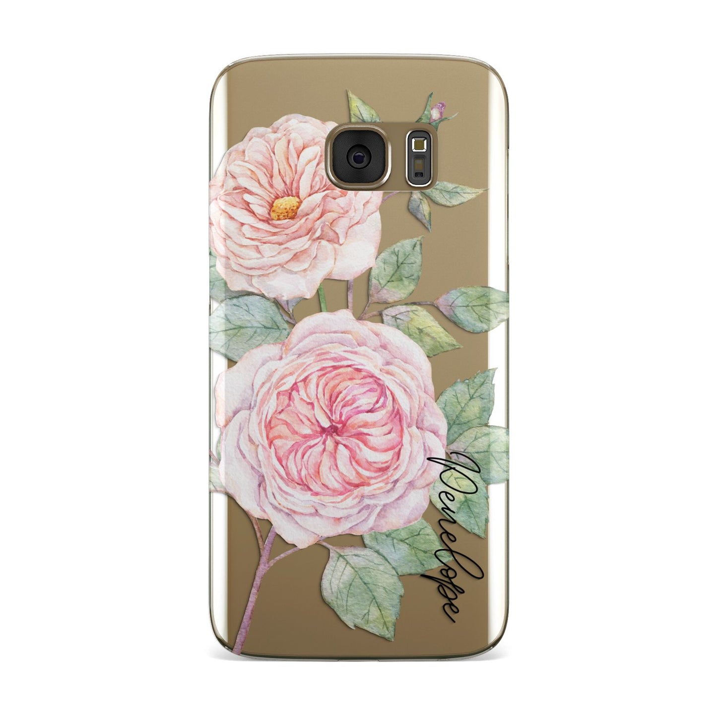 Personalised Peonies Samsung Galaxy Case