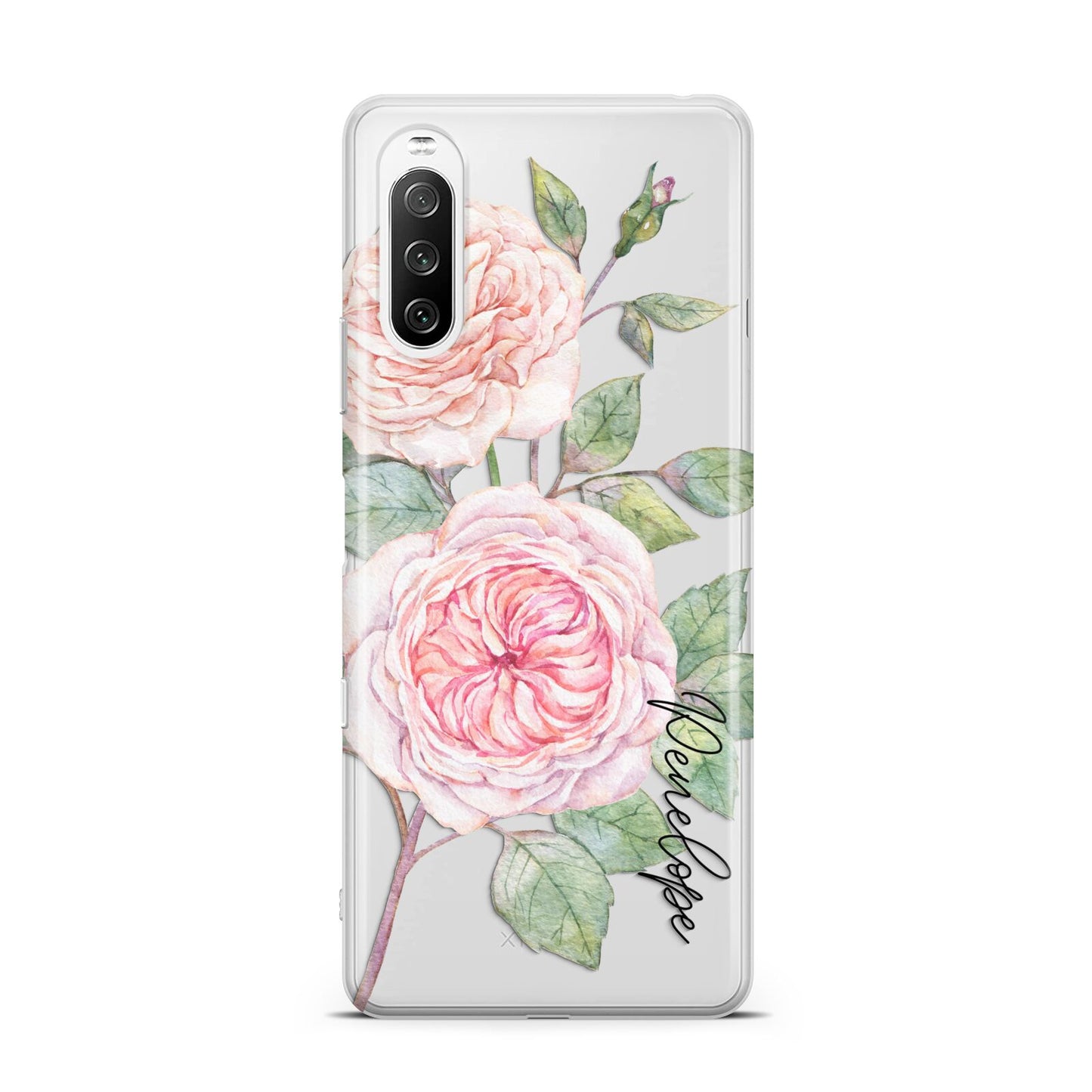 Personalised Peonies Sony Xperia 10 III Case
