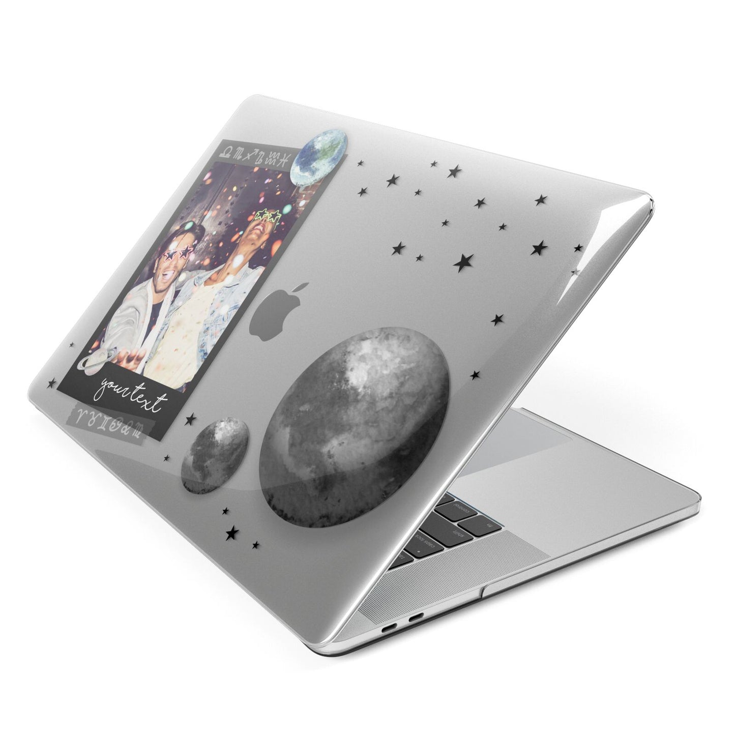 Personalised Photo Celestial Apple MacBook Case Side View