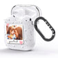 Personalised Photo Love Hearts AirPods Glitter Case Side Image