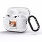 Personalised Photo Love Hearts AirPods Pro Clear Case Side Image