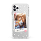 Personalised Photo Love Hearts Apple iPhone 11 Pro Max in Silver with White Impact Case