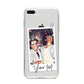 Personalised Photo with Text iPhone 8 Plus Bumper Case on Silver iPhone