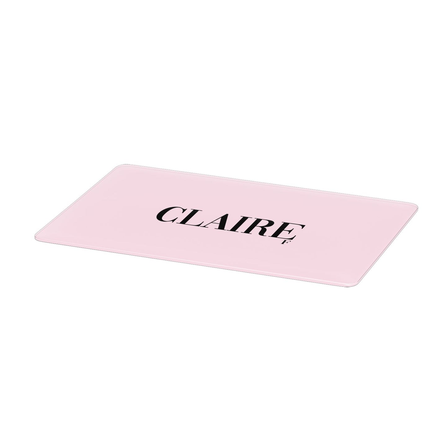 Personalised Pink Black Name Apple MacBook Case Only