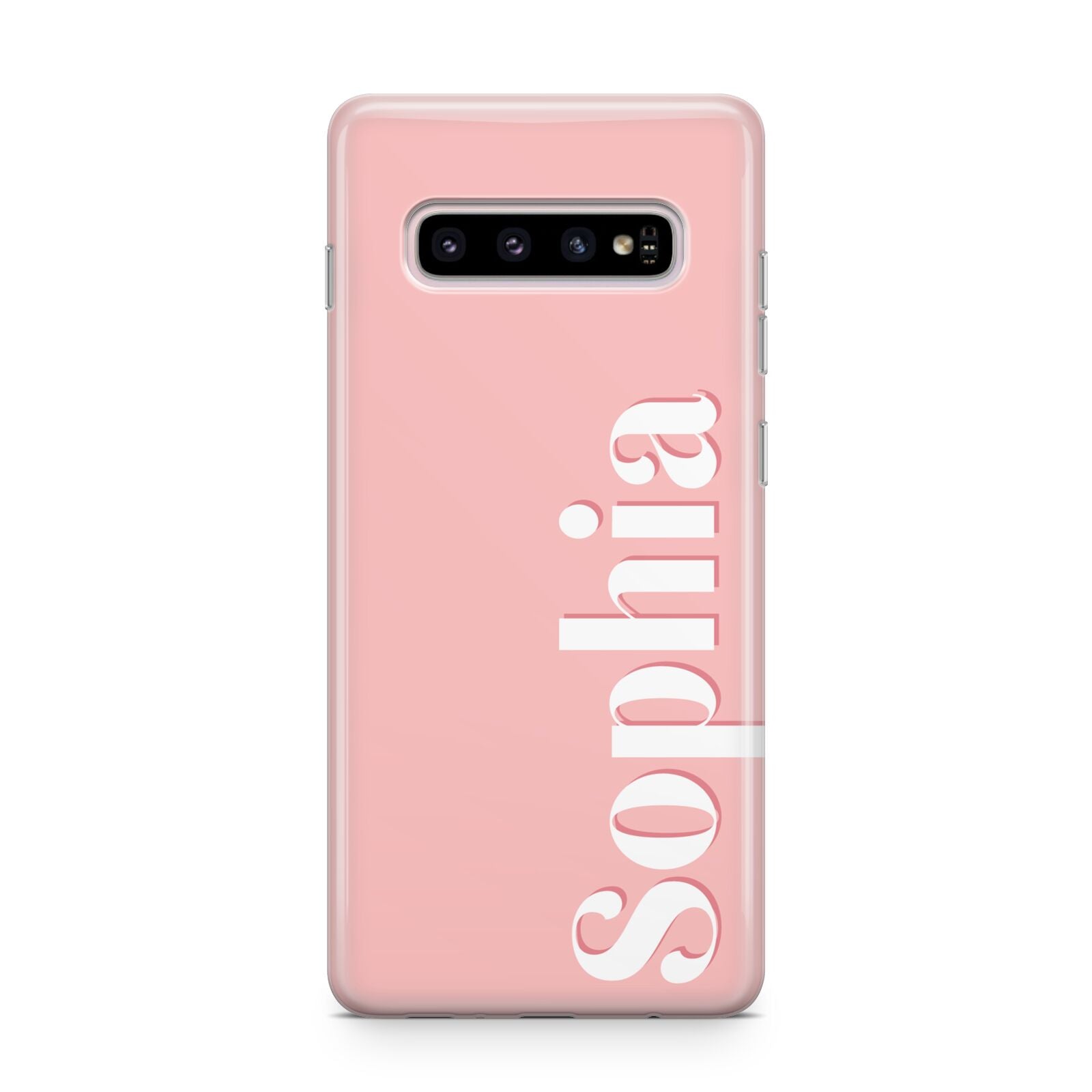 Personalised Pink Text Samsung Galaxy S10 Plus Case