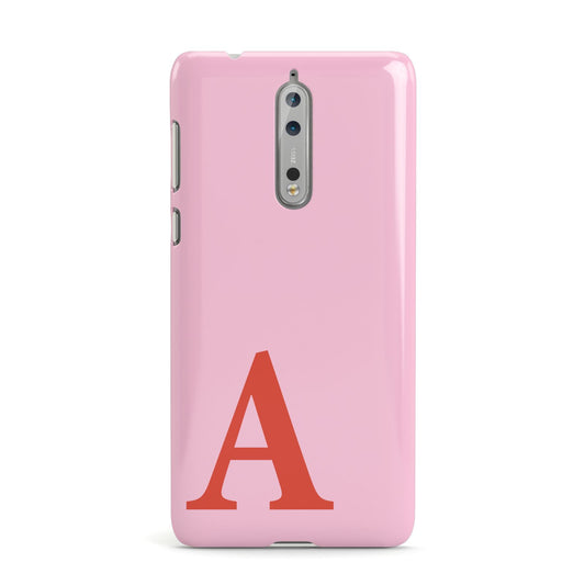 Personalised Pink and Red Nokia Case