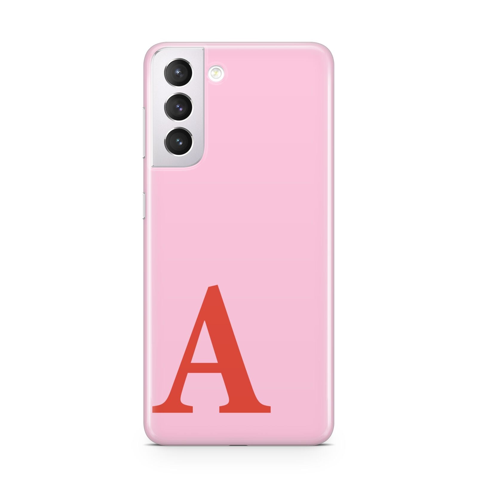 Personalised Pink and Red Samsung S21 Case