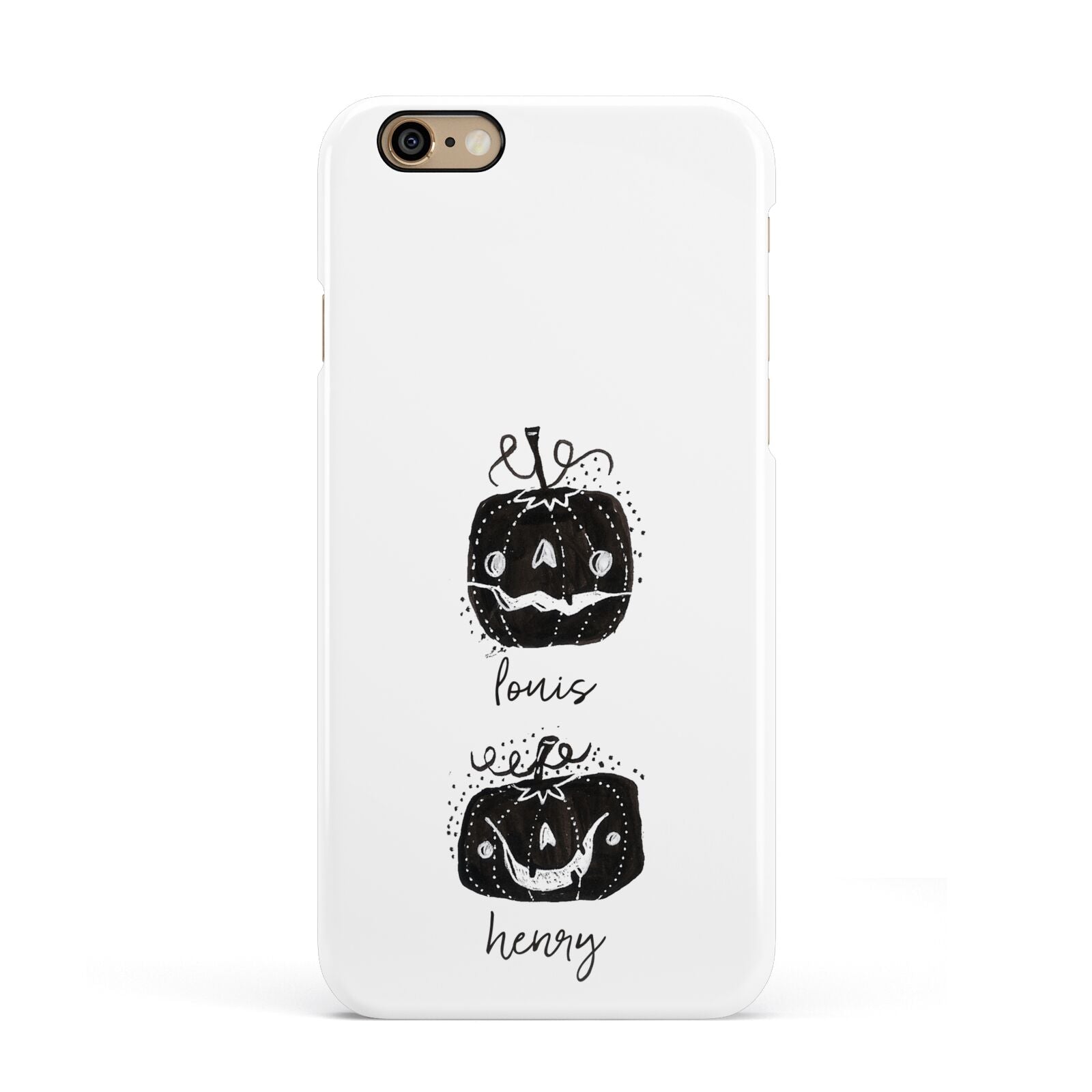 Personalised Pumpkins Apple iPhone 6 3D Snap Case