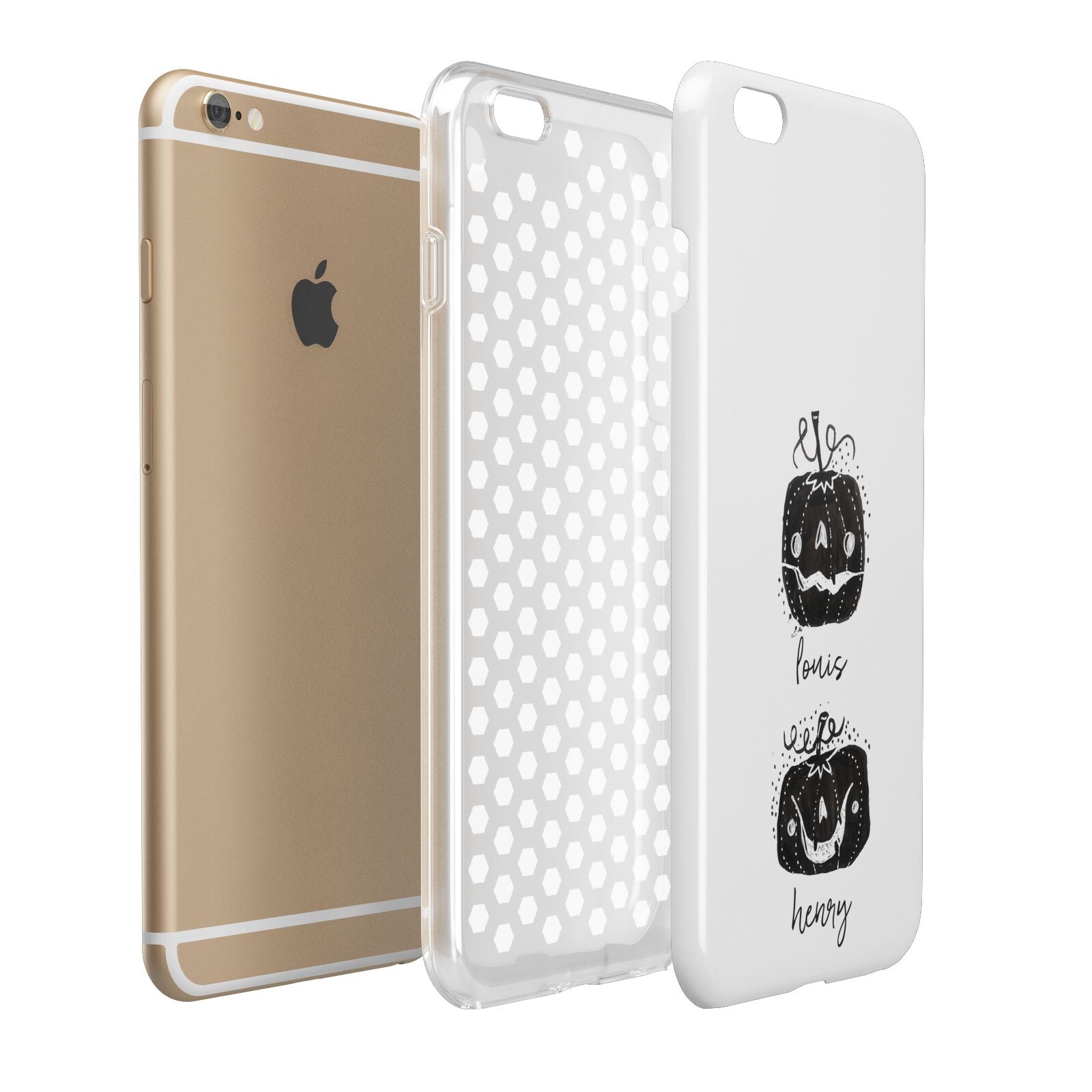 Personalised Pumpkins Apple iPhone 6 Plus 3D Tough Case Expand Detail Image
