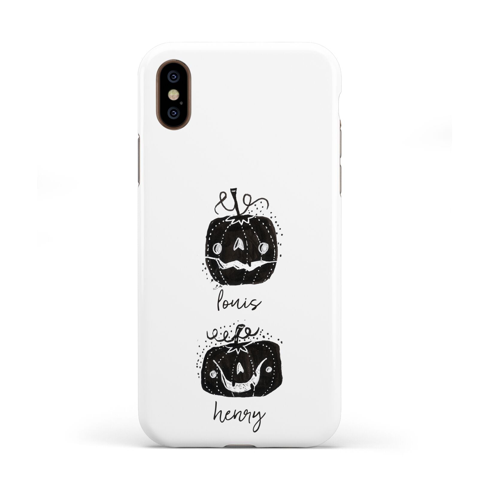 Personalised Pumpkins Apple iPhone XS 3D Tough