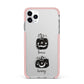 Personalised Pumpkins iPhone 11 Pro Max Impact Pink Edge Case