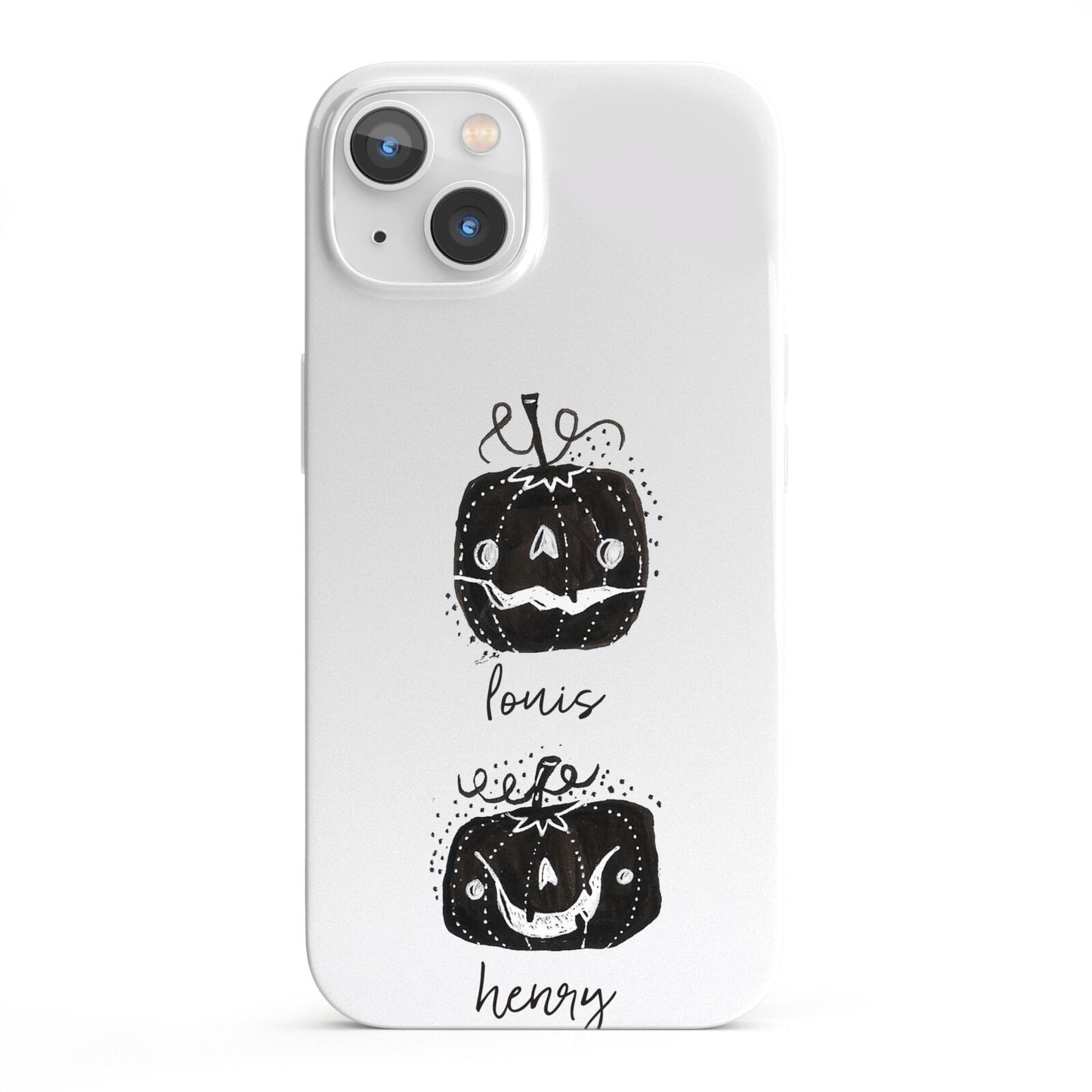 Personalised Pumpkins iPhone 13 Full Wrap 3D Snap Case