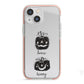 Personalised Pumpkins iPhone 13 Mini TPU Impact Case with Pink Edges