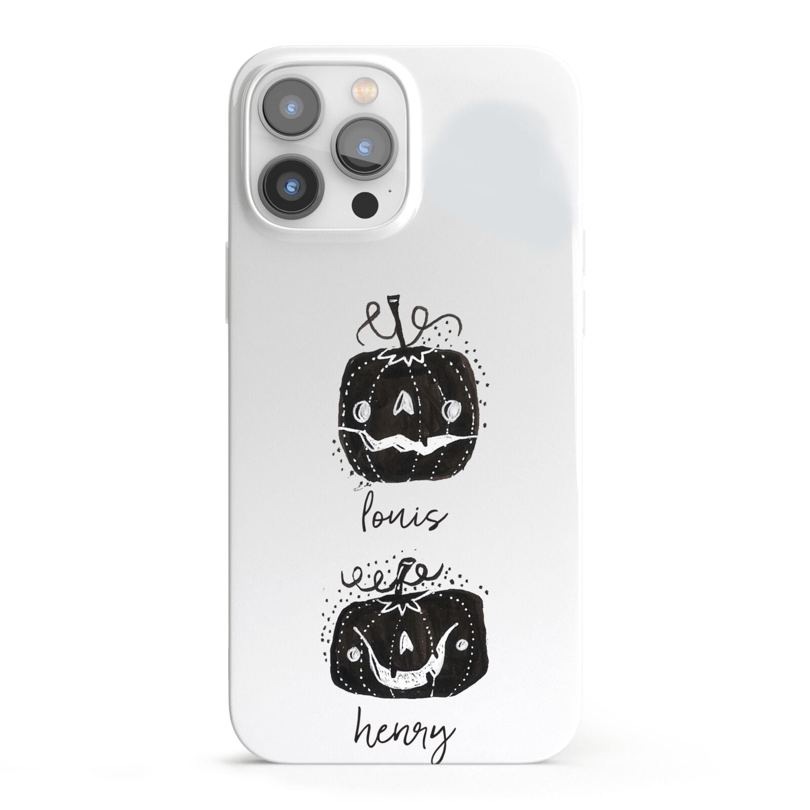 Personalised Pumpkins iPhone 13 Pro Max Full Wrap 3D Snap Case