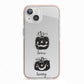 Personalised Pumpkins iPhone 13 TPU Impact Case with Pink Edges