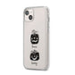 Personalised Pumpkins iPhone 14 Plus Clear Tough Case Starlight Angled Image