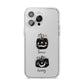 Personalised Pumpkins iPhone 14 Pro Max Clear Tough Case Silver