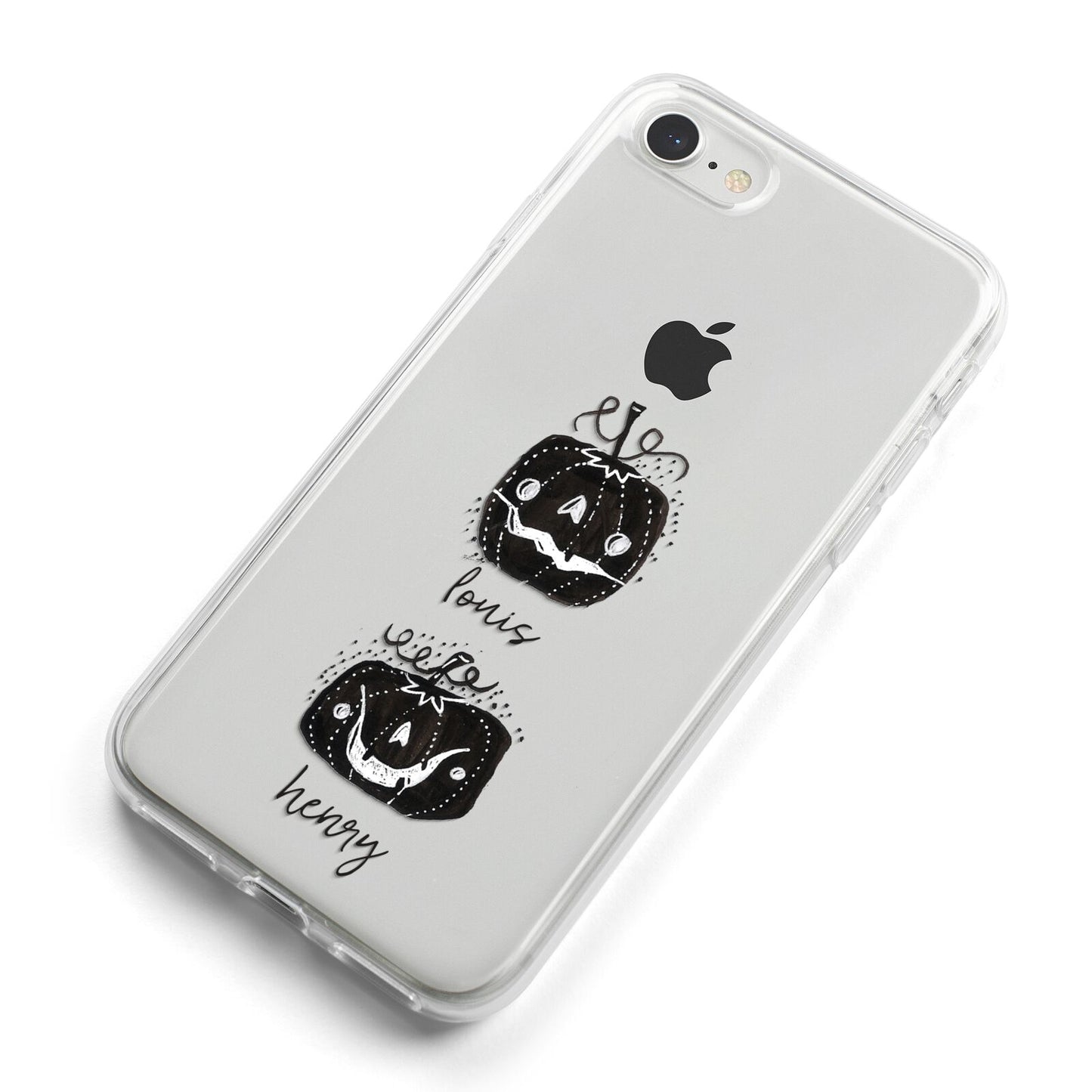 Personalised Pumpkins iPhone 8 Bumper Case on Silver iPhone Alternative Image