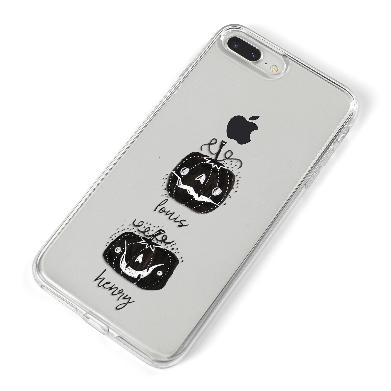 Personalised Pumpkins iPhone 8 Plus Bumper Case on Silver iPhone Alternative Image