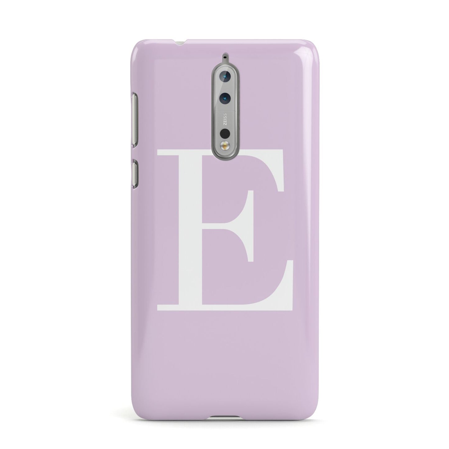 Personalised Purple Black Initial Nokia Case