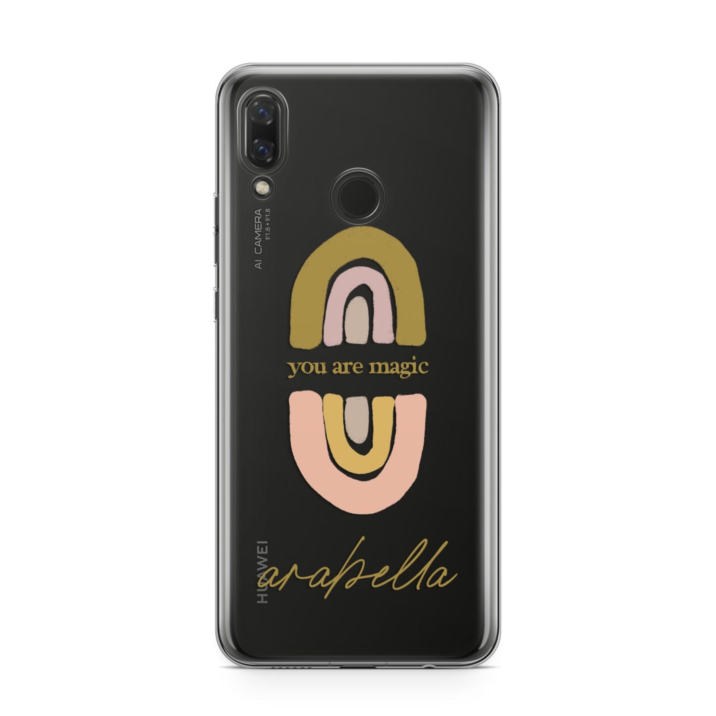 Personalised Rainbow Magic Huawei Nova 3 Phone Case