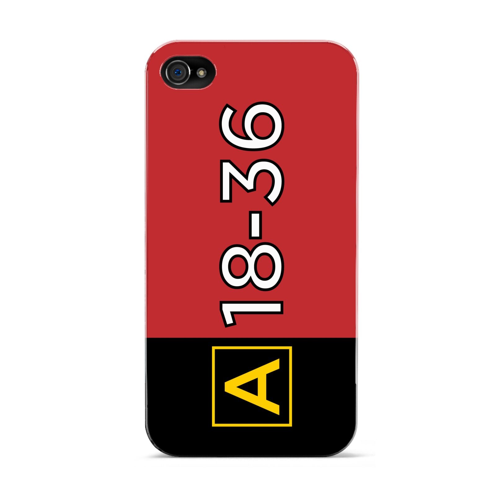 Personalised Runway Holding Position Apple iPhone 4s Case